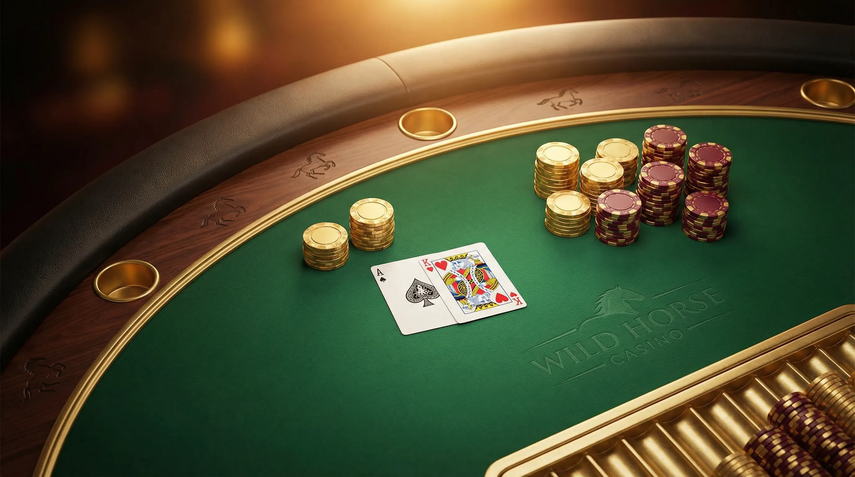 Mesa de blackjack premium no geralbet